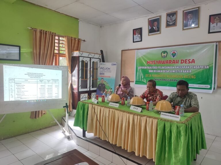 Pemerintah Desa Paraikatte Sampaikan Laporan Realisasi APBDes Tahun Anggaran 2025 sebagai Wujud Transparansi Publik